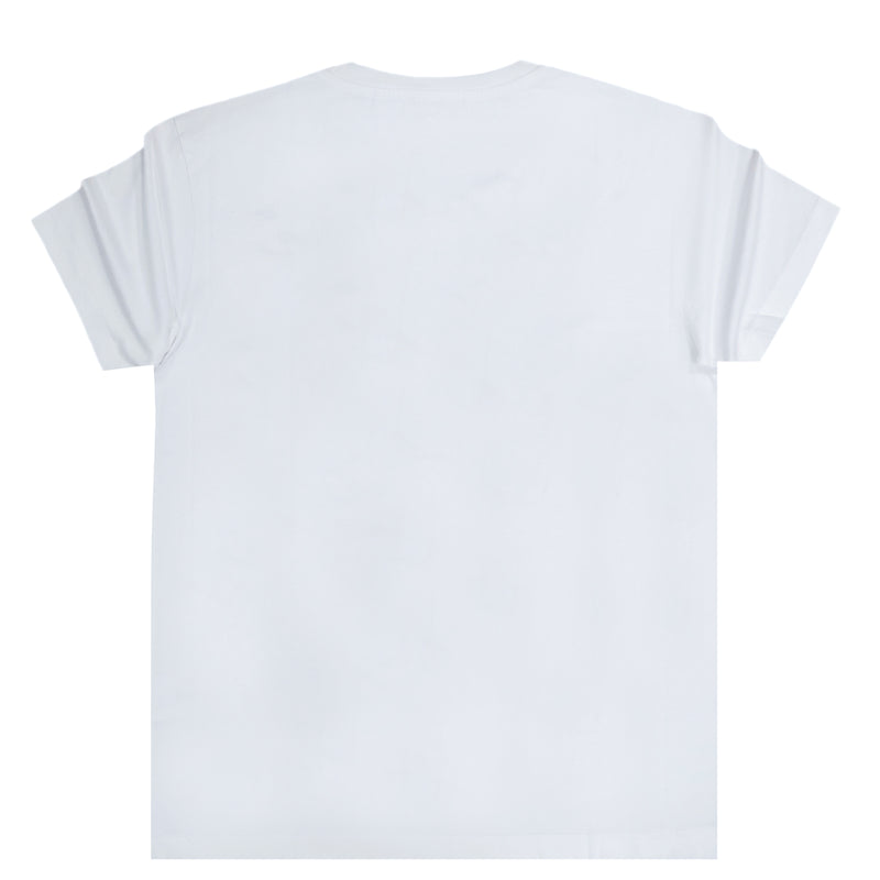 Cosi jeans - 61-S23-40 - small logo glossy tee - white