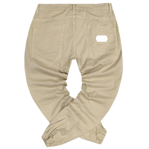 Cosi jeans - 61-tiago 50/6 - elasticated - beige