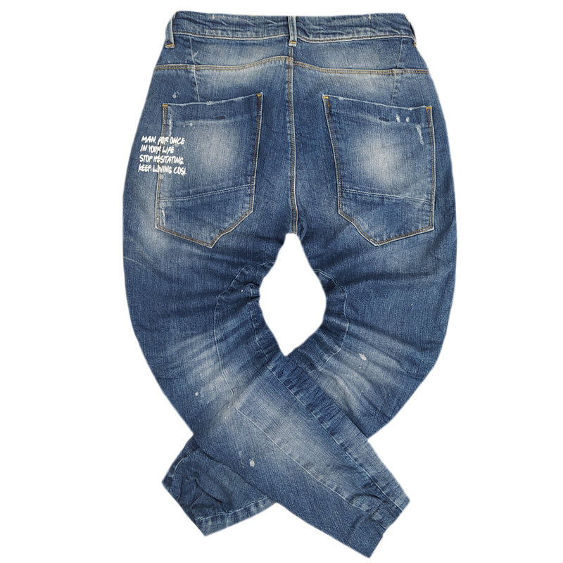 Cosi jeans tiago 6 ss23 - elasticated - denim