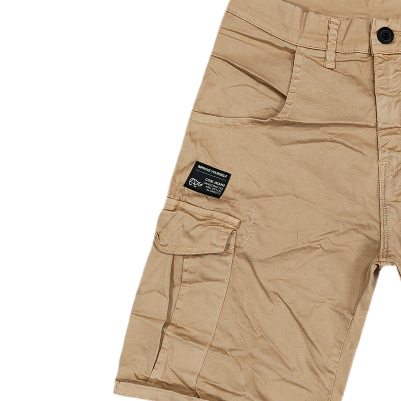 Cosi jeans 61-vetto cargo shorts - camel