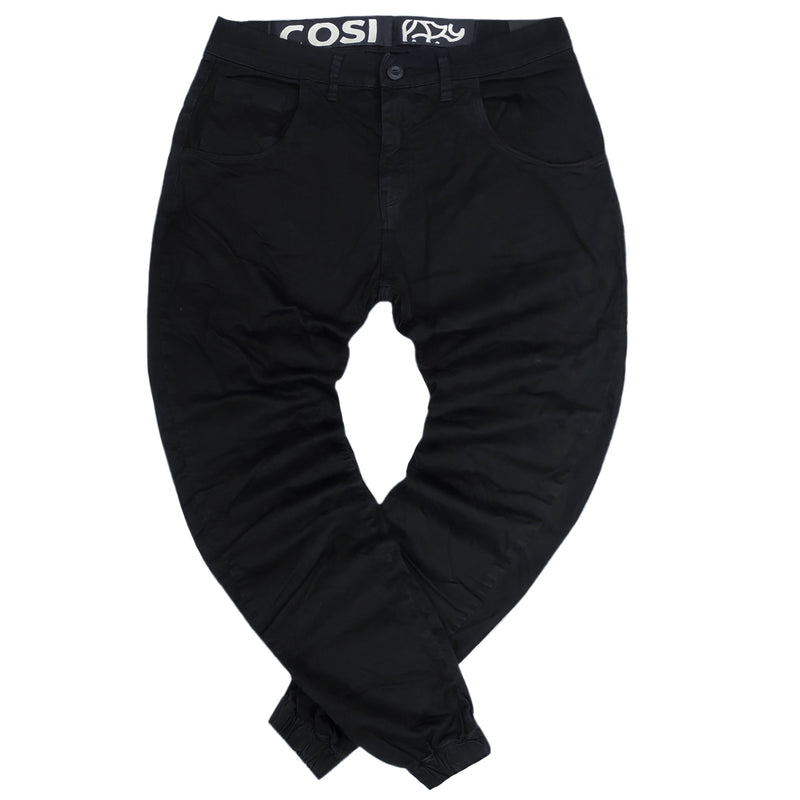 Cosi jeans - 62-tiago 55 - w23 - elasticated - black