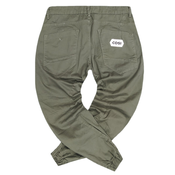 Cosi jeans - 61-tiago 50/2 - elasticated - olive