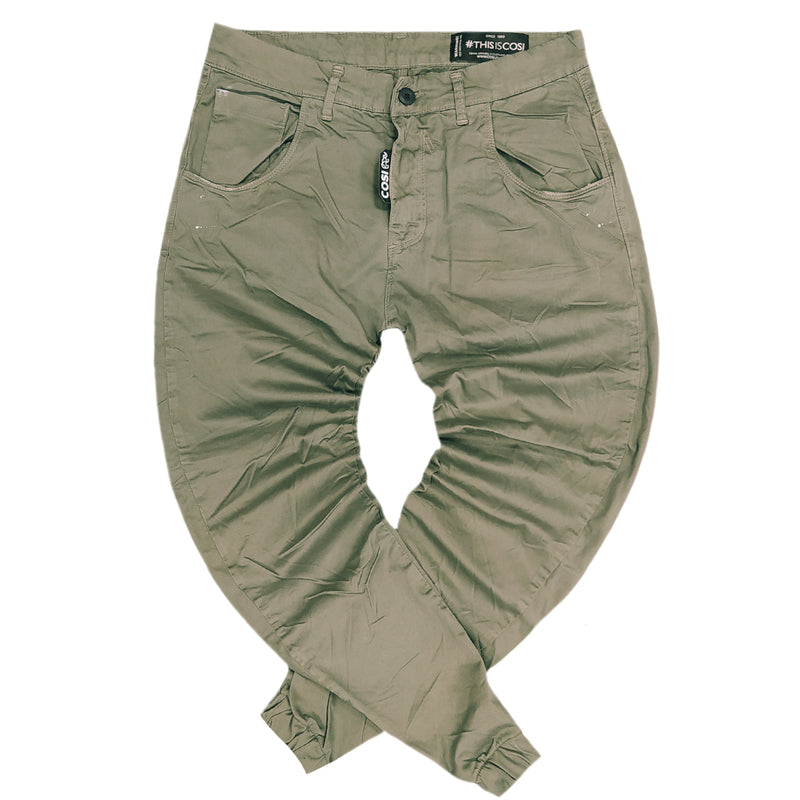 Cosi jeans - 61-tiago 50/4 - elasticated - olive