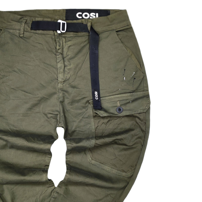 Cosi jeans - 62-CORETTO - w23 - cargo elasticated - green
