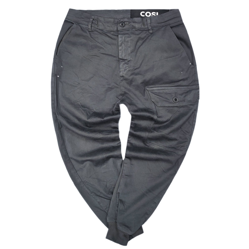 Cosi jeans - 62-CORETTO - w23 - cargo elasticated - grey