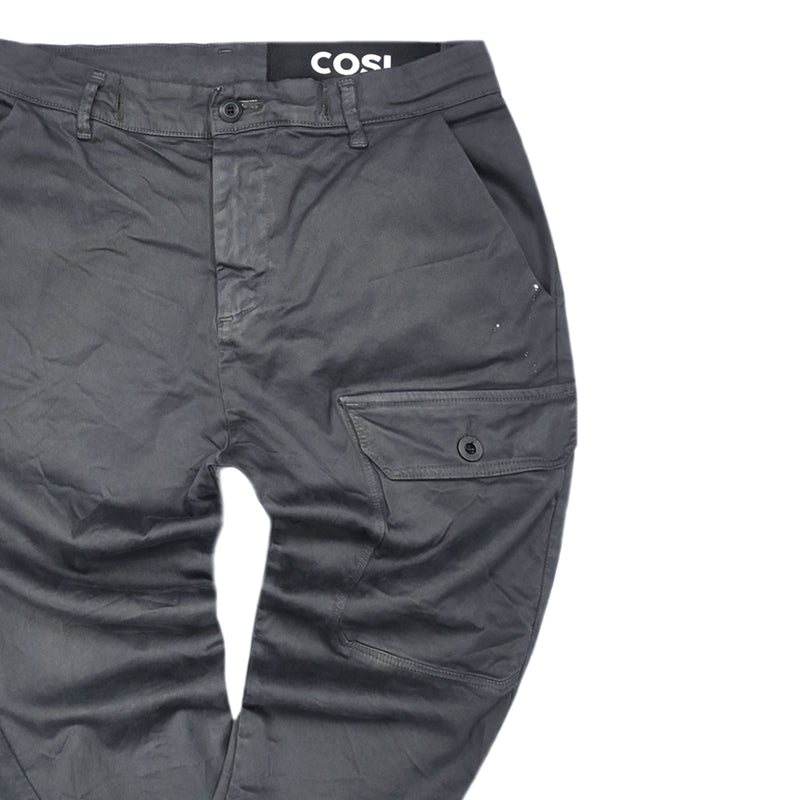 Cosi jeans - 62-CORETTO - w23 - cargo elasticated - grey