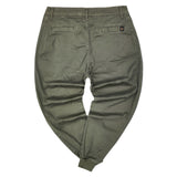 Cosi jeans - 62-CORETTO - w23 - cargo elasticated - olive