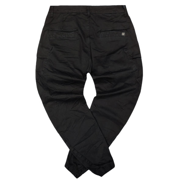Cosi jeans - 62-FOGLIO - w23 - cargo elasticated - black