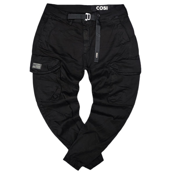 Cosi jeans - 62-fosse 50 - w23 - cargo elasticated - black