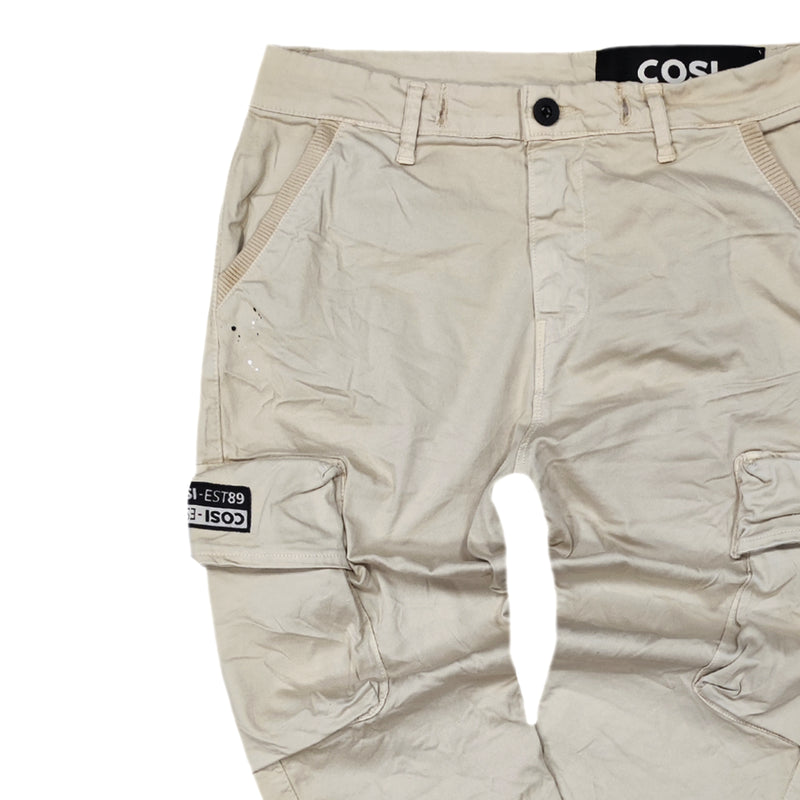 Cosi jeans - 62-fosse - w23 - cargo elasticated - off white