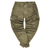 Cosi jeans - 62-fosse- w23 - splashed cargo elasticated - khaki
