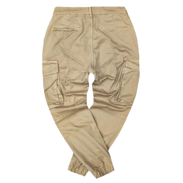 Cosi jeans - 62-GIUDI - w23 - elasticated cargo - beige