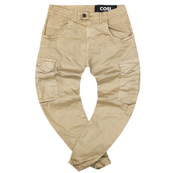 Cosi jeans - 62-matteo - elasticated - w23 - beige