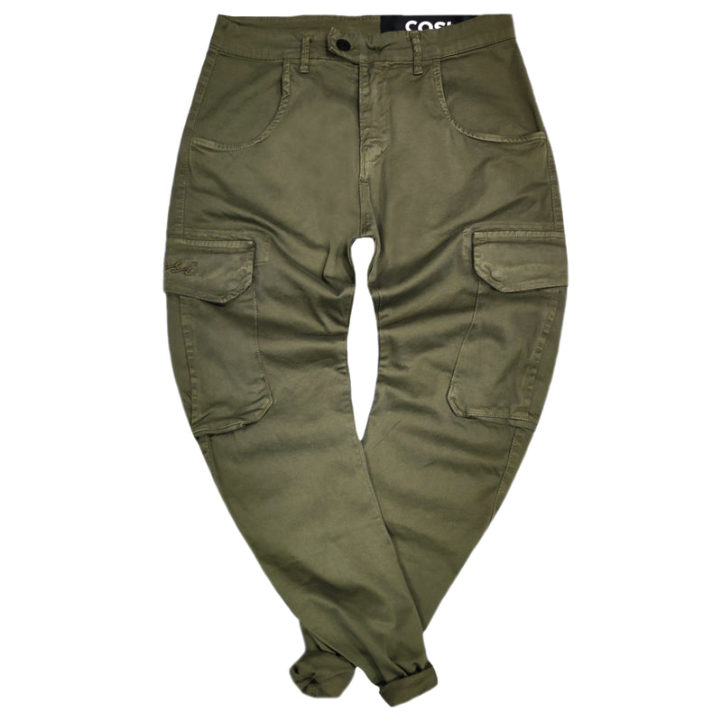 Ανδρικό Παντελόνι Cosi jeans - 62-matteo - w23 λαδί
