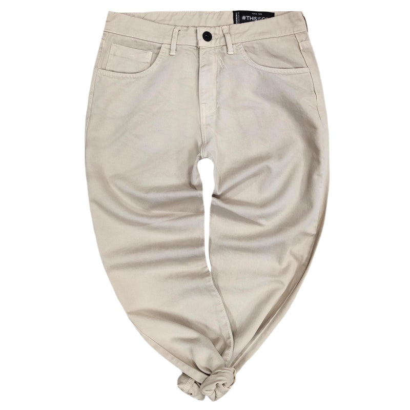 Ανδρικό Παντελόνι Cosi jeans - 62-MATTO 30 - w23 υπόλευκο