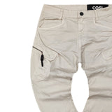 Cosi jeans - 62-otte - w23 - elasticated cargo - off white