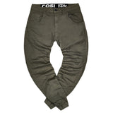 Ανδρικό Παντελόνι Cosi jeans - 62-tiago 55 - w23 - elasticated χακί
