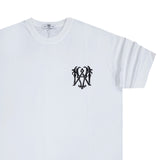 Cosi jeans - 62-W23-02 - unique handcrafted logo t-shirt - white
