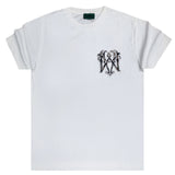 Cosi jeans - 62-W23-10 - wild logo t-shirt - white