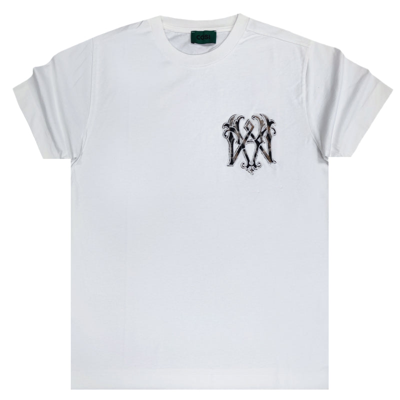 Cosi jeans - 62-W23-10 - wild logo t-shirt - white