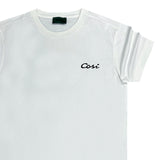 Cosi jeans - 62-W23-15 - small calligraphy logo t-shirt - white