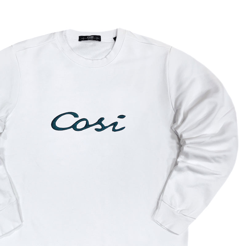 Cosi jeans - 62-W23-62 - logo crewneck - white