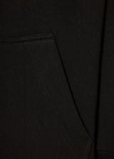 Αδρική ζακέτα με κουκούλα Vinyl Art Clothing - 62626-01 - premium cotton oversized - signature move jacket μαύρο