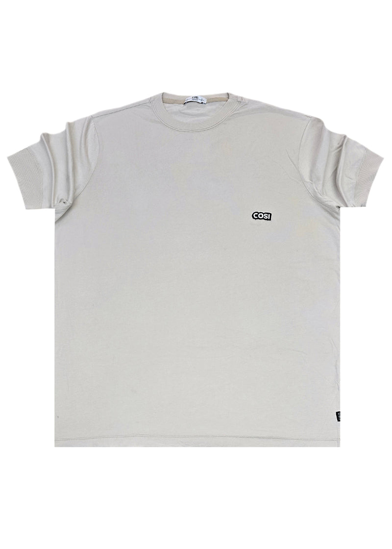 Ανδρική κοντομάνικη μπλούζα Cosi jeans - 63 - S 24 72 - regular fit tee μπεζ