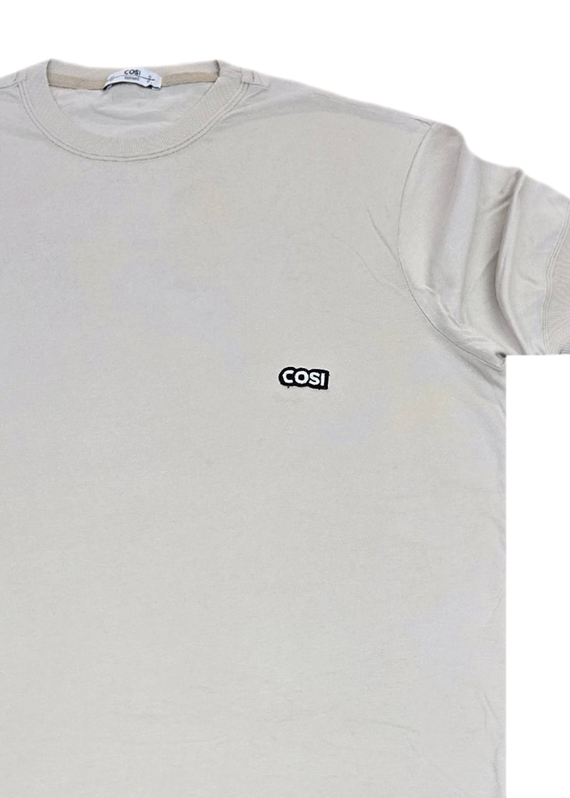 Ανδρική κοντομάνικη μπλούζα Cosi jeans - 63 - S 24 72 - regular fit tee μπεζ