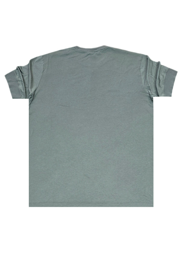 Ανδρική κοντομάνικη μπλούζα Cosi jeans - 63 - S 24 72 - regular fit tee χακί