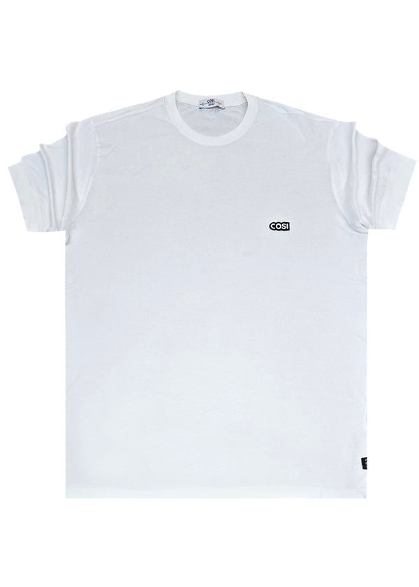 Ανδρική κοντομάνικη μπλούζα Cosi jeans - 63 - S 24 72 - regular fit tee λευκό