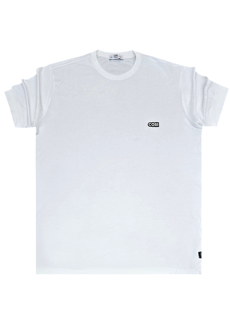 Ανδρική κοντομάνικη μπλούζα Cosi jeans - 63 - S 24 72 - regular fit tee λευκό
