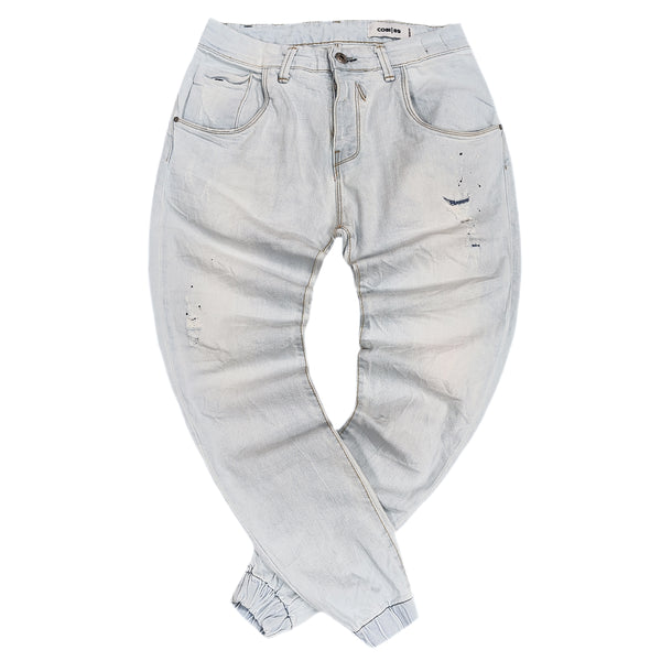Ανδρικό Jean Παντελόνι Cosi jeans - 63-tiago-1 - elasticated - SS24 ανοιχτό μπλε