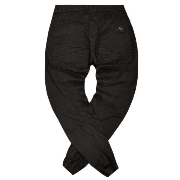 Ανδρικό Παντελόνι Cosi jeans - 63-tiago 45 - ss23 - elasticated μαύρο