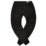 Cosi jeans - 63-tiago 45 - ss23 - elasticated - black