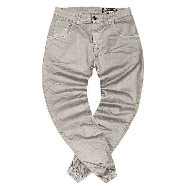 Ανδρικό Παντελόνι Cosi jeans - 63-tiago 45 - w23 - elasticated ανοιχτό γκρι