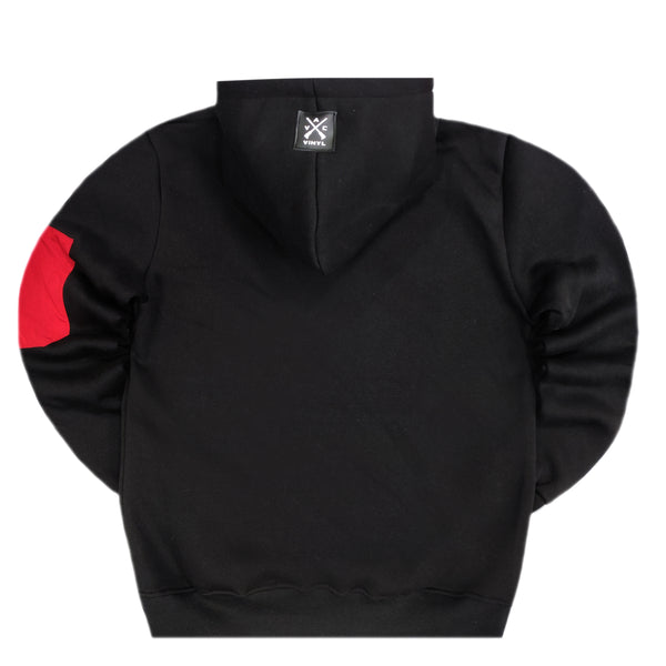 Vinyl art clothing - 63011-01 - essential pocketed hoodie - black