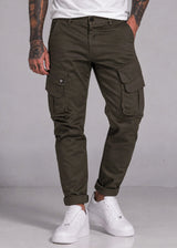 COSI JEANS - Ανδρικό παντελόνι cargo - Olive 68-GUELLI