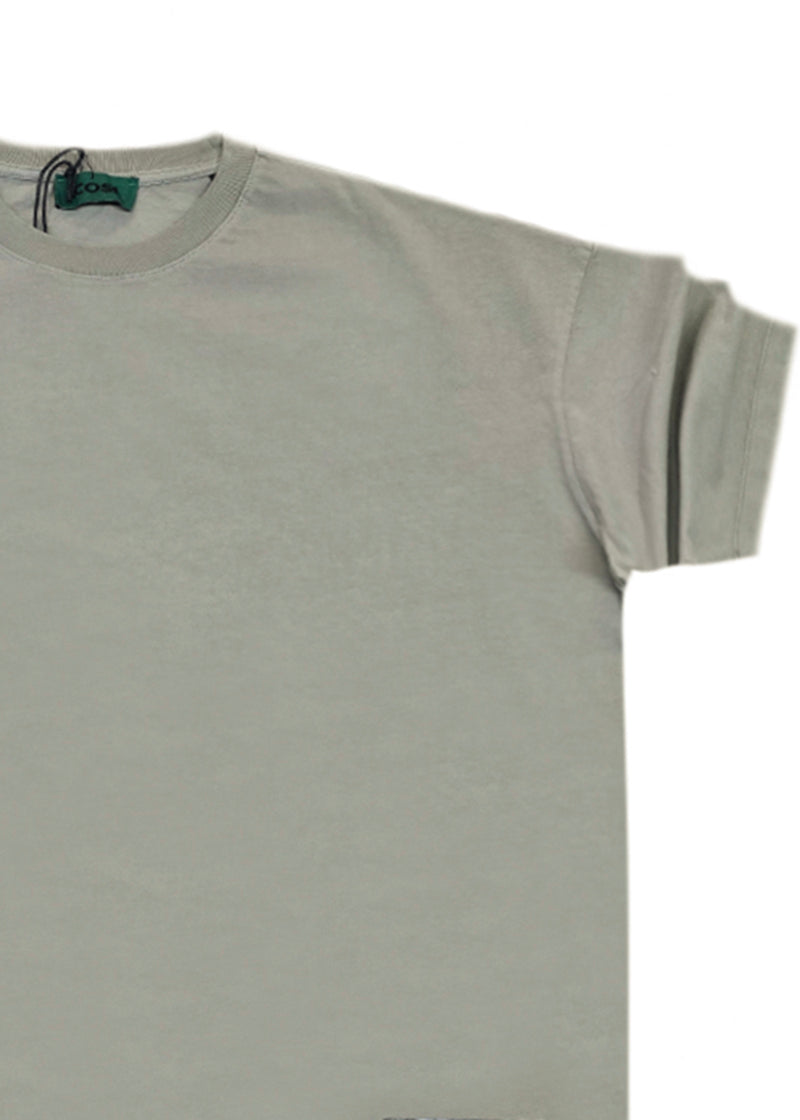 Ανδρική κοντομάνικη μπλούζα Cosi jeans - 64-w24-01 - regular fit tee χακί
