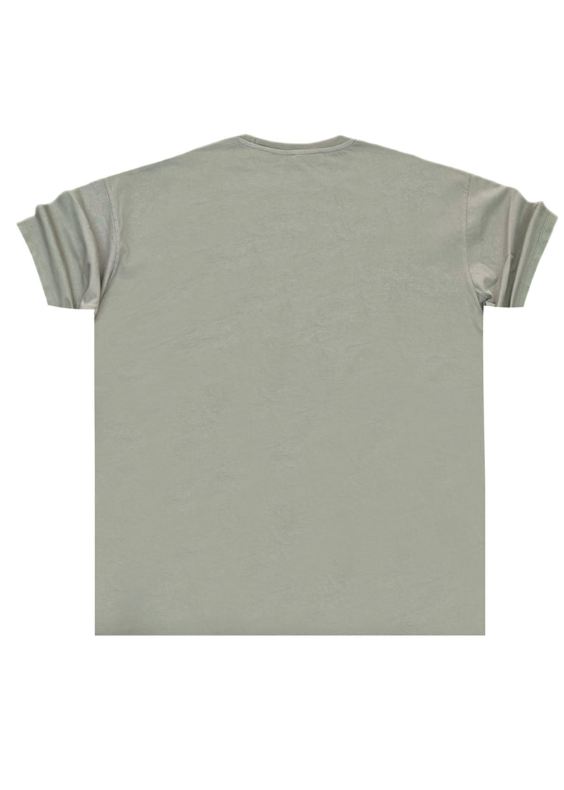 Ανδρική κοντομάνικη μπλούζα Cosi jeans - 64-w24-01 - regular fit tee χακί