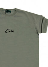 Ανδρική κοντομάνικη μπλούζα Cosi jeans - 64-w24-02 - regular fit tee σκούρο χακί