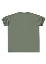 Ανδρική κοντομάνικη μπλούζα Cosi jeans - 64-w24-02 - regular fit tee σκούρο χακί