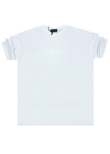 Ανδρική κοντομάνικη μπλούζα Cosi jeans - 64-W24-10 - regular fit tee λευκό