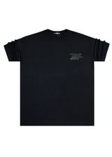 Ανδρική κοντομάνικη μπλούζα Cosi jeans-64-W24-05-regular fit tee μαύρο