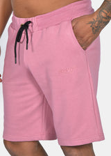 CLEVER CLOTHING Ανδρική βερμούδα ροζ Simle Logo CT-26640-pink