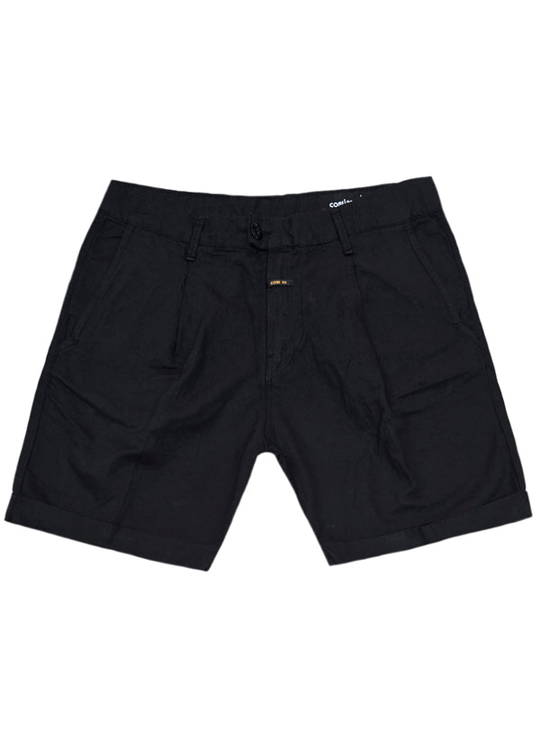 Ανδρική υφασμάτινη βερμούδα  Cosi Jeans -65-GRETO - fabric regular fit shorts μαύρο