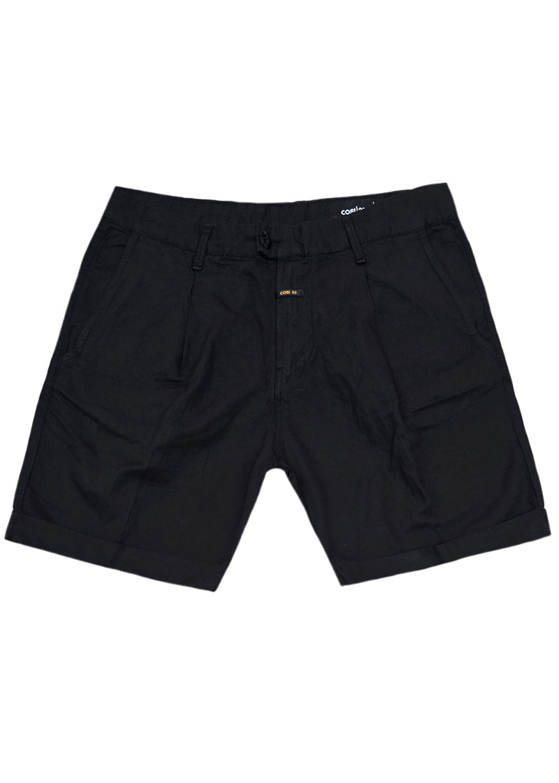 Ανδρική υφασμάτινη βερμούδα  Cosi Jeans -65-GRETO - fabric regular fit shorts μαύρο