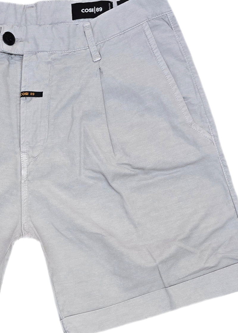 Ανδρική υφασμάτινη βερμούδα  Cosi Jeans -65-GRETO - fabric regular fit shorts ανοιχτό γκρι