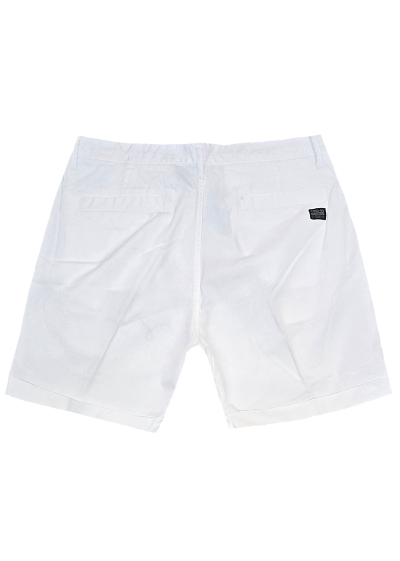 Ανδρική υφασμάτινη βερμούδα  Cosi Jeans -65-GRETO - fabric regular fit shorts λευκό