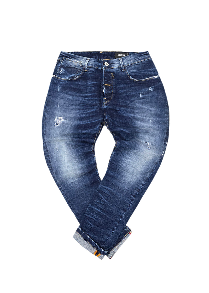 Ανδρικό τζιν παντελόνι Cosi Jeans - 65-MIURA 1- jeans regular fit σκούρο μπλε